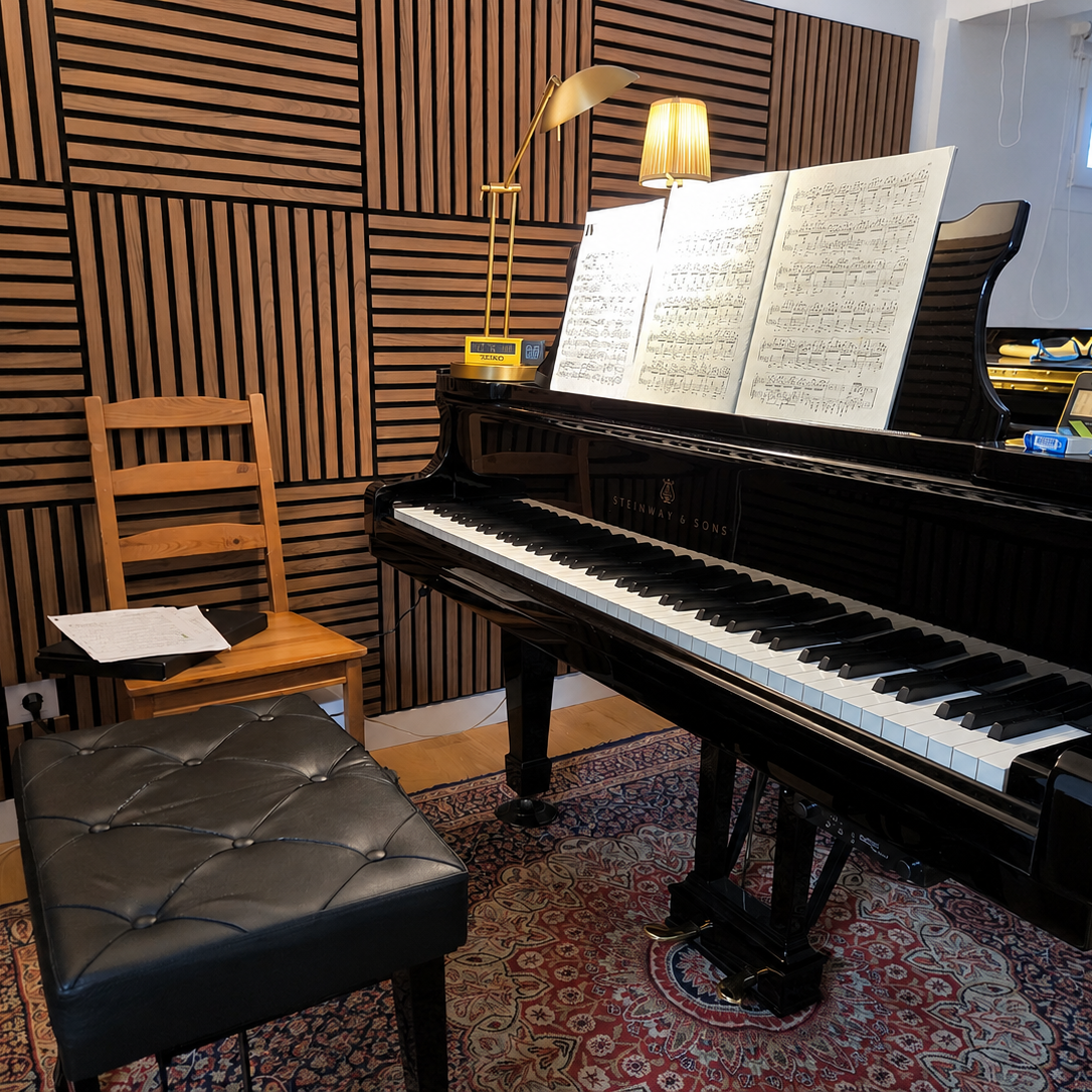 Aula Steinway & Sons Carlos López profesor de piano en Las Rozas